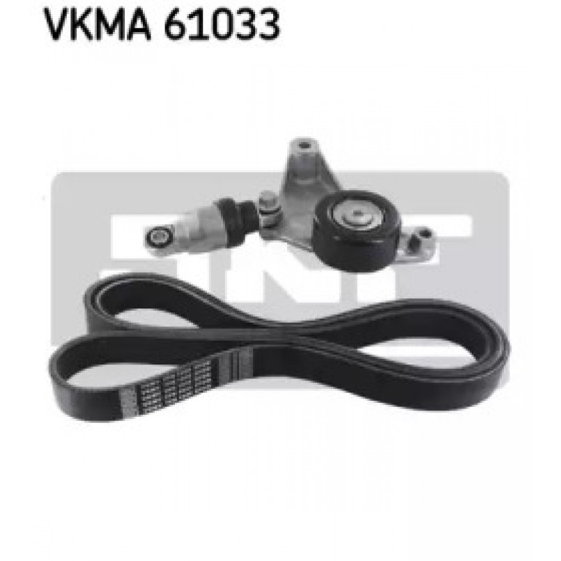 VKMA 61033 SKF Комплект (ремінь+ролики)